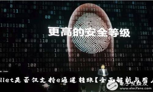 tpwallet是否仅支持e通道转账?全面解析与用户指南