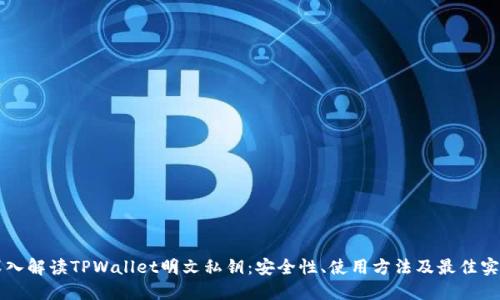 深入解读TPWallet明文私钥:安全性、使用方法及最佳实践
